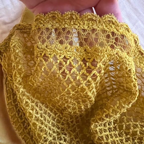 Savage X Fenty NWOT Velvet Vixen Balconette Bra HoneyComb Yellow Size 42DDD - Picture 12 of 13